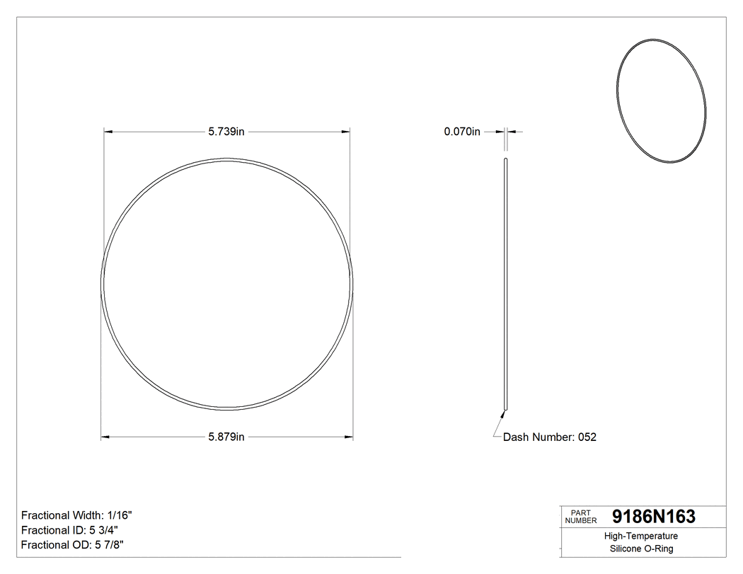 Technical drawing - 9186N163